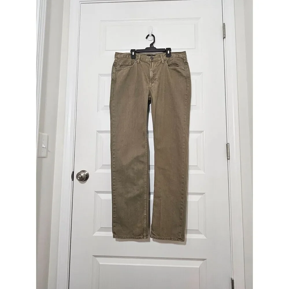Banana Republic Men's Slim Fit Denim Jeans Sand 34X34